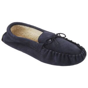 Mokkers Mens Jake Real Suede Moccasin /Loafer Slip-on Slippers /Indoor Footwear